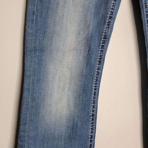 Rock Revival Women's Bootcut Jeans Size 29 Denim Blue Distressed Fashion Issues - Picture 11 of 14